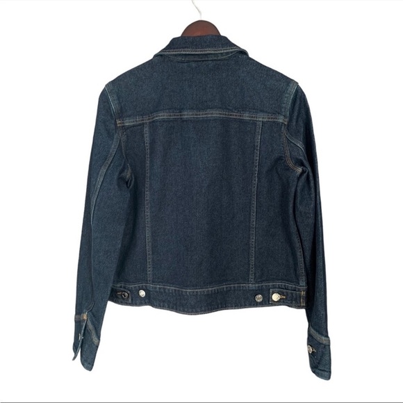 Club Monaco Indigo Denim Jacket Zip Front Size Small NWT - Picture 6 of 13